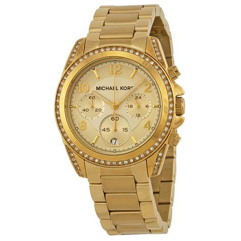 michael kors mk5166 gold|golden blair glitz mk5166.